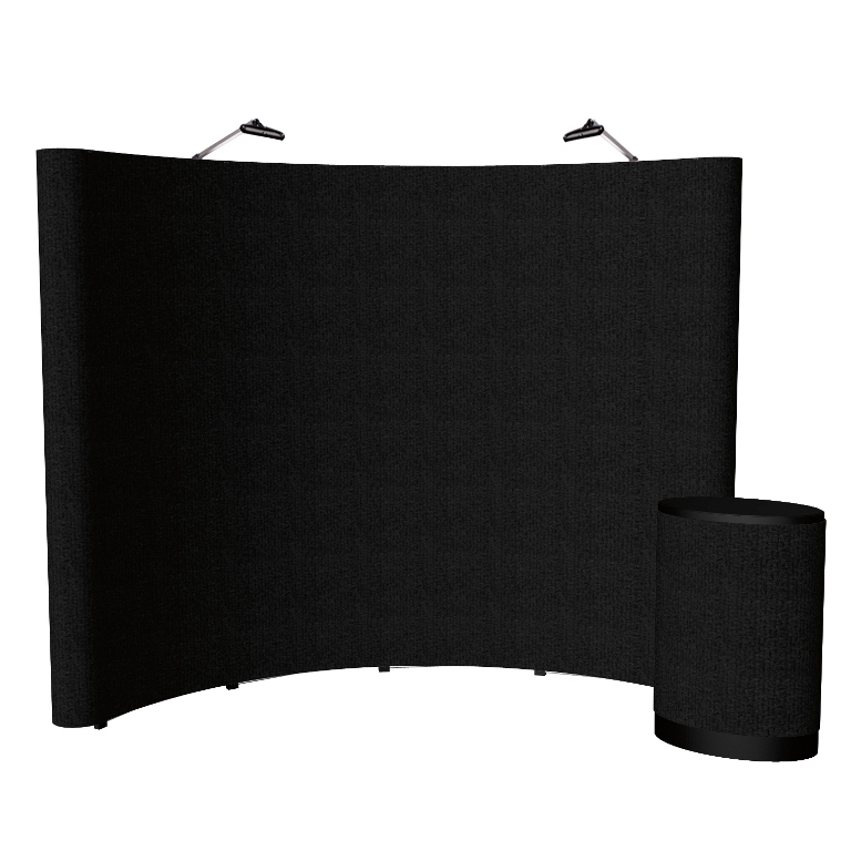 10' Echo Pop-Up Display Kit (Fabric with Lights)