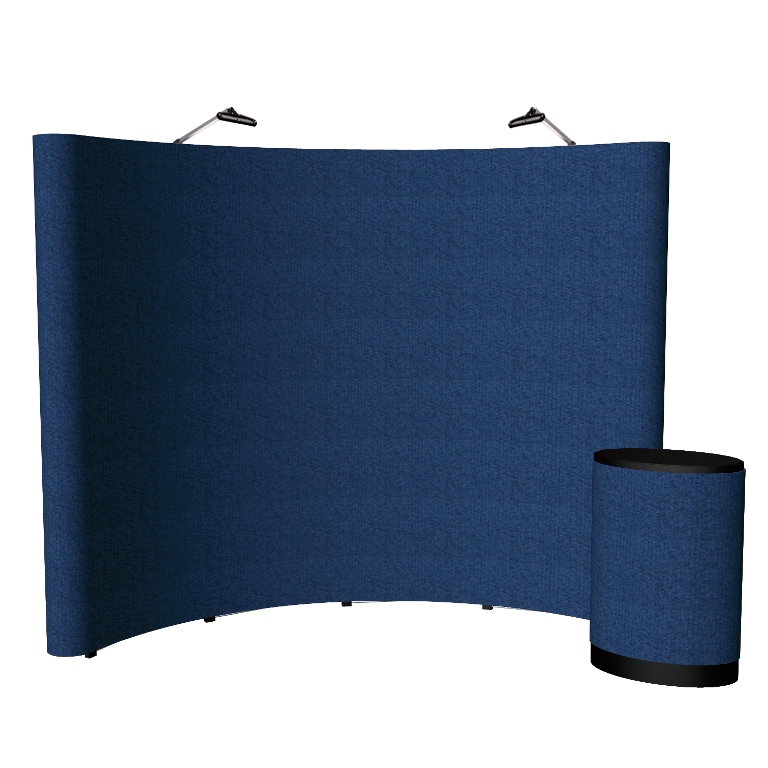 10' Echo Pop-Up Display Kit (Fabric with Lights)