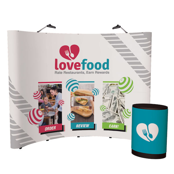 10' Echo Pop-Up Display Kit (Mural with Lights)