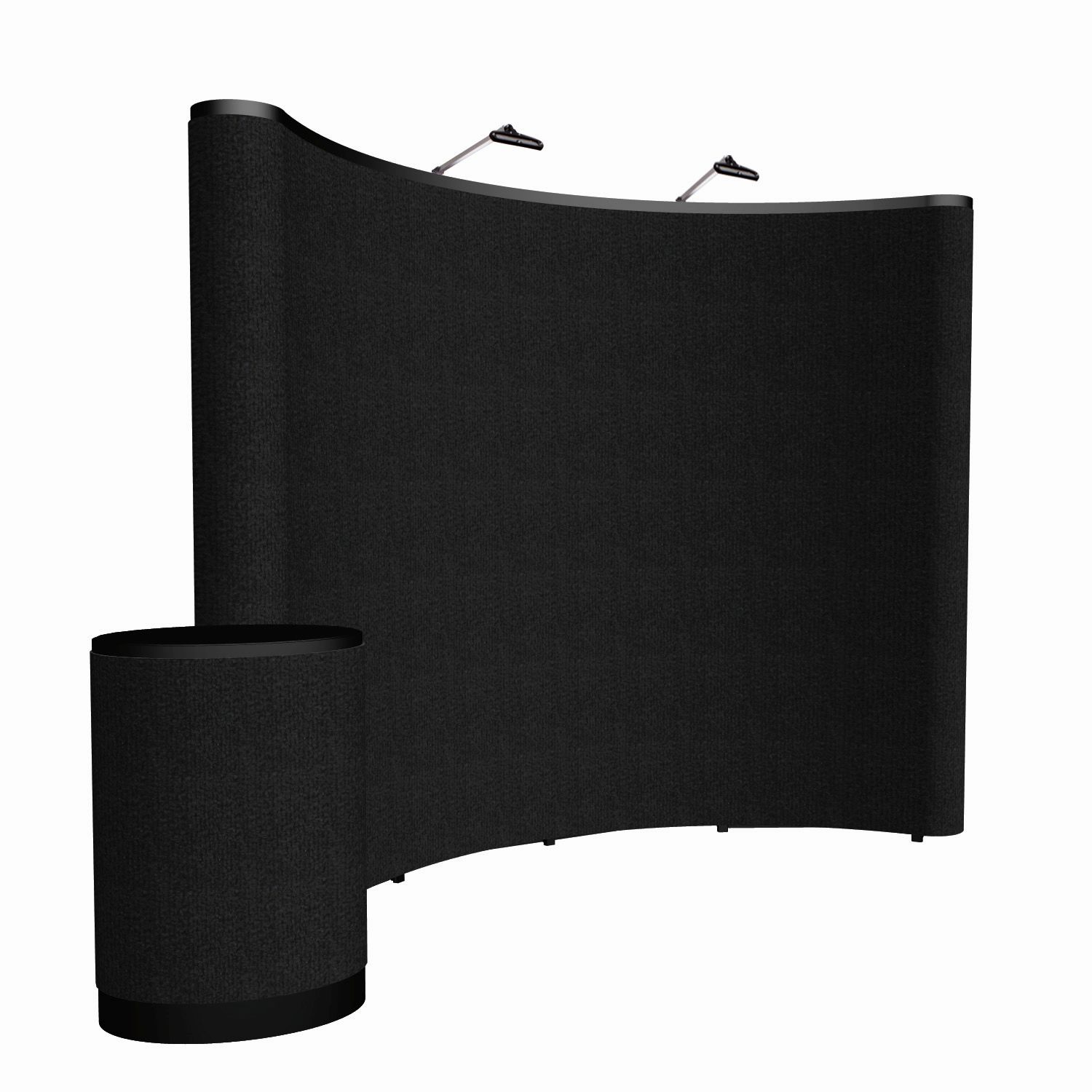 10' Curved ARISE Floor Display Kit (Fabric)