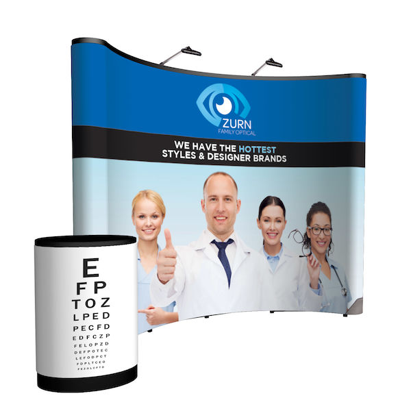 10' Curved ARISE Floor Display Kit (Full Mural)