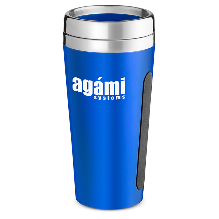 Dual-Grip Travel Tumbler - 15 Oz.