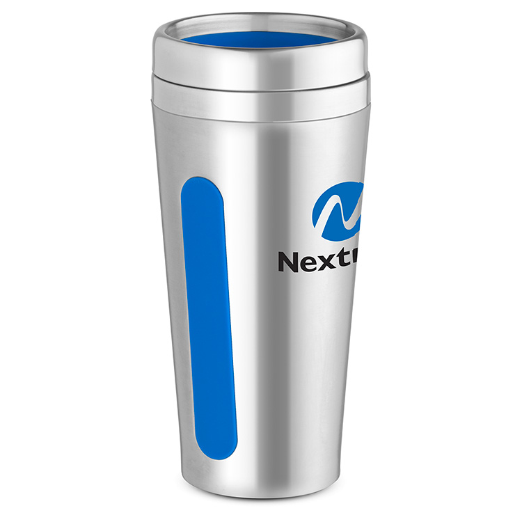 Dual-Grip Travel Tumbler - 15 Oz.