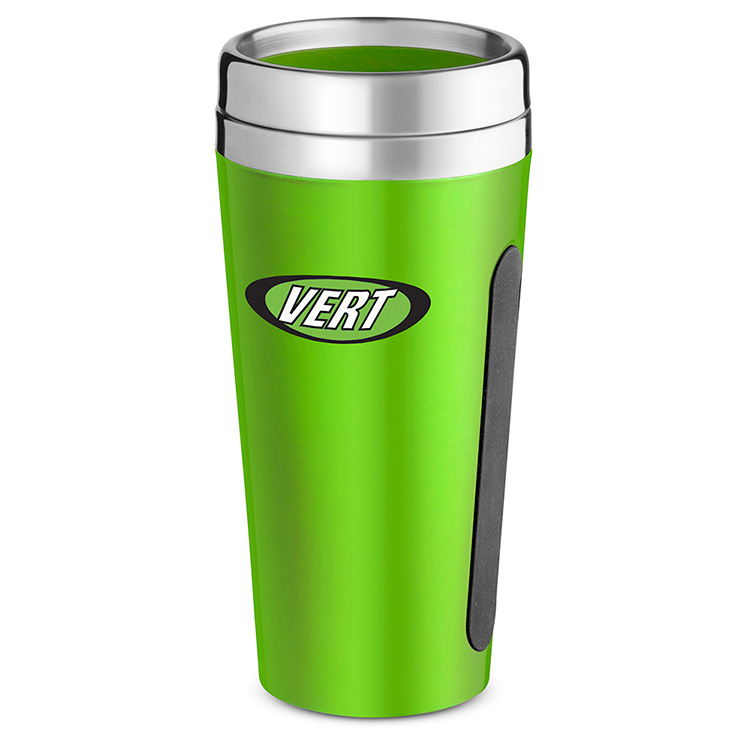 Dual-Grip Travel Tumbler - 15 Oz.