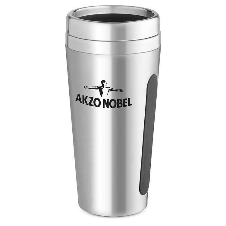 Dual-Grip Travel Tumbler - 15 Oz.