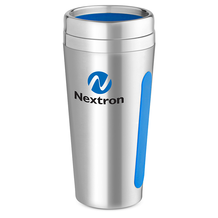 Dual-Grip Travel Tumbler - 15 Oz.