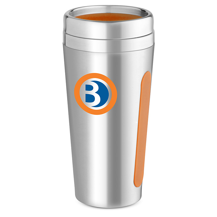 Dual-Grip Travel Tumbler - 15 Oz.