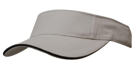 Brushed Heavy Cotton Visor