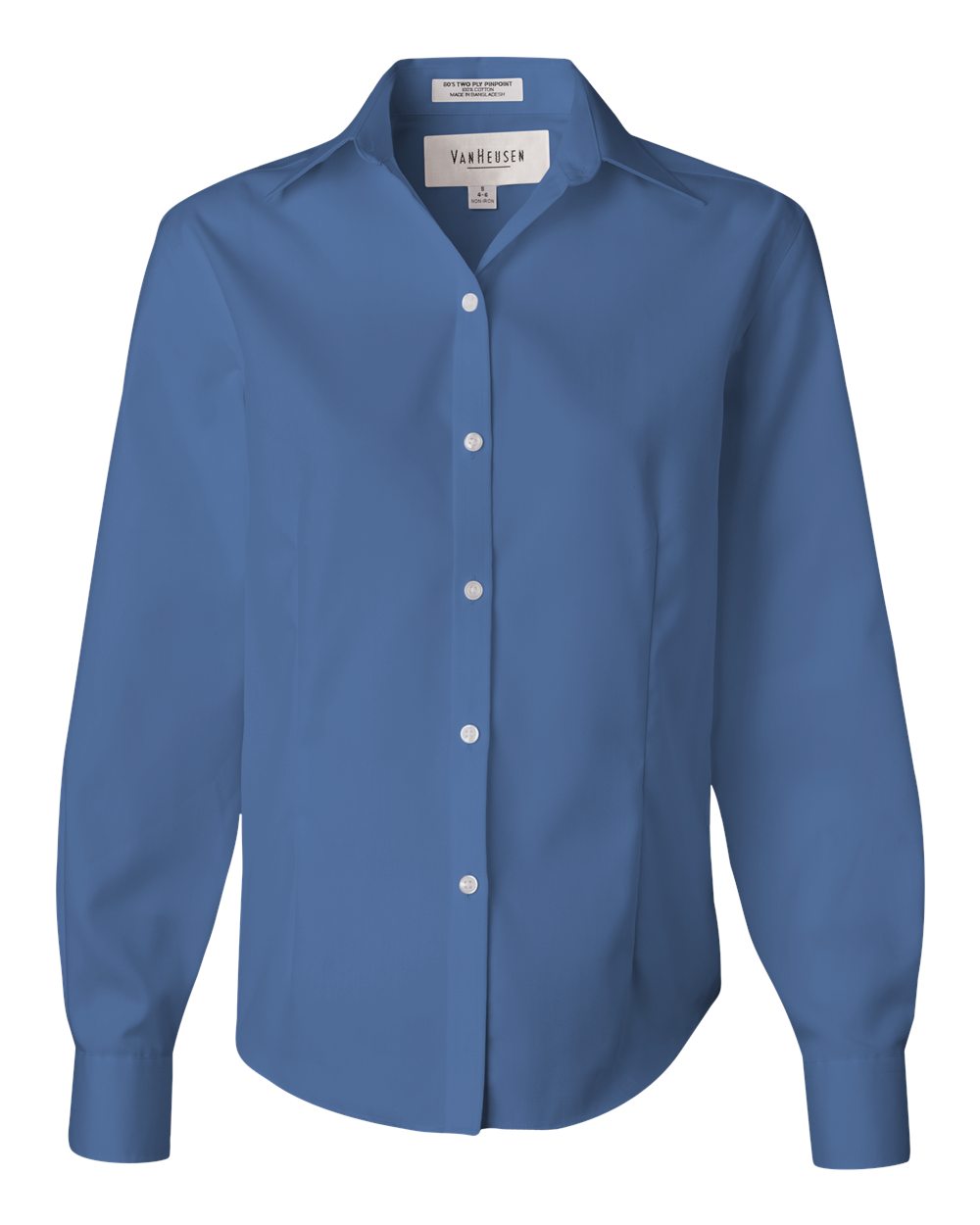 Van Heusen Ladies' Long-Sleeve Non-Iron Pinpoint Oxford