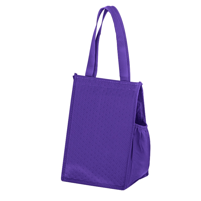 Insulated Non-Woven Lunch Tote and Poly Board Insert