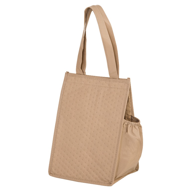 Insulated Non-Woven Lunch Tote and Poly Board Insert