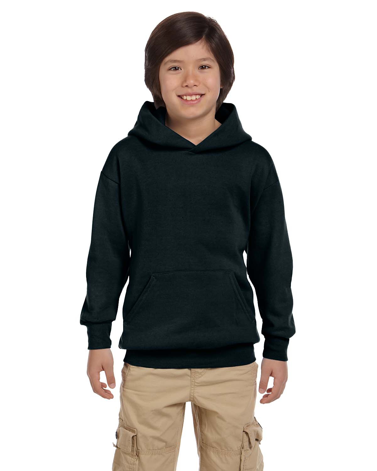 Hanes Youth EcoSmart® Pullover Hooded Sweatshirt