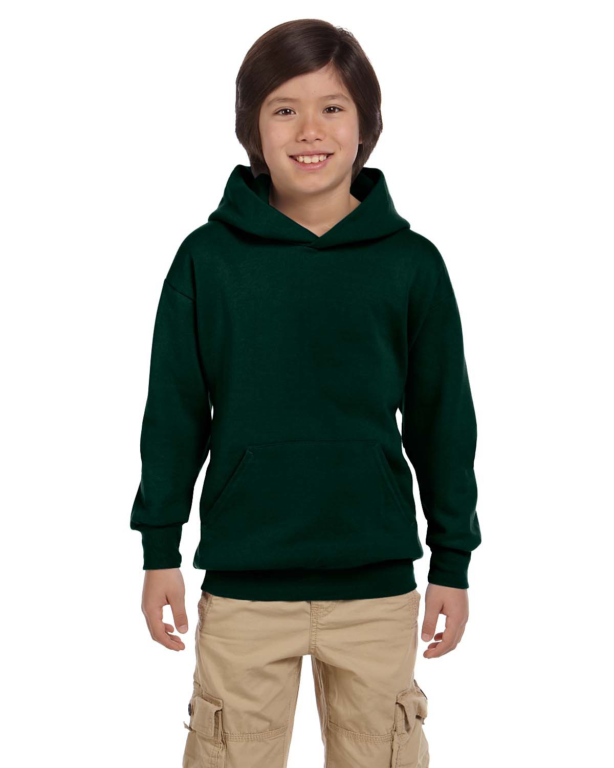 Hanes Youth EcoSmart® Pullover Hooded Sweatshirt