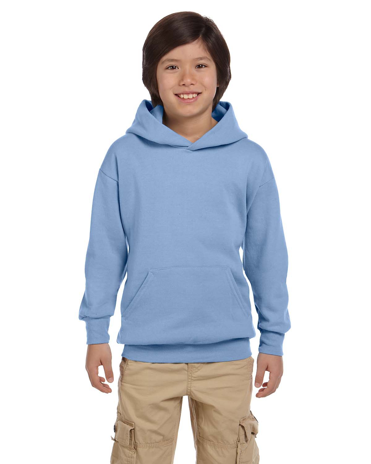 Hanes Youth EcoSmart® Pullover Hooded Sweatshirt