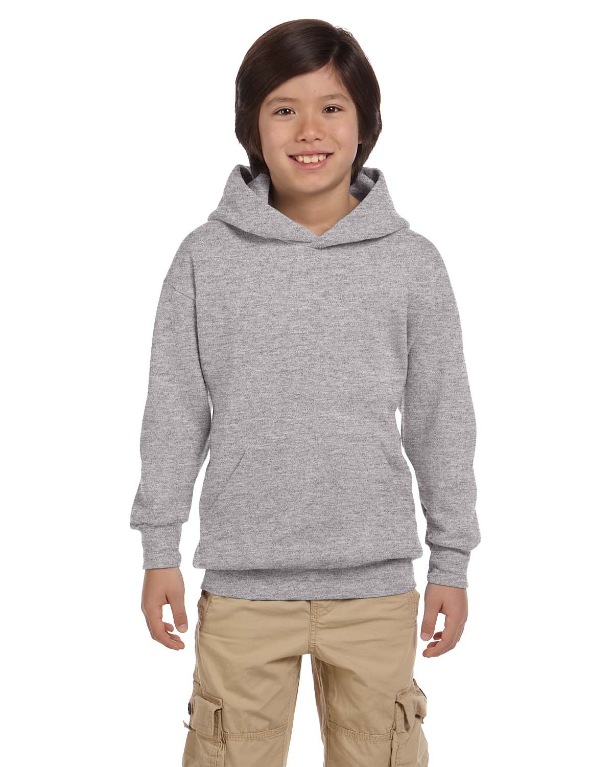 Hanes Youth EcoSmart® Pullover Hooded Sweatshirt