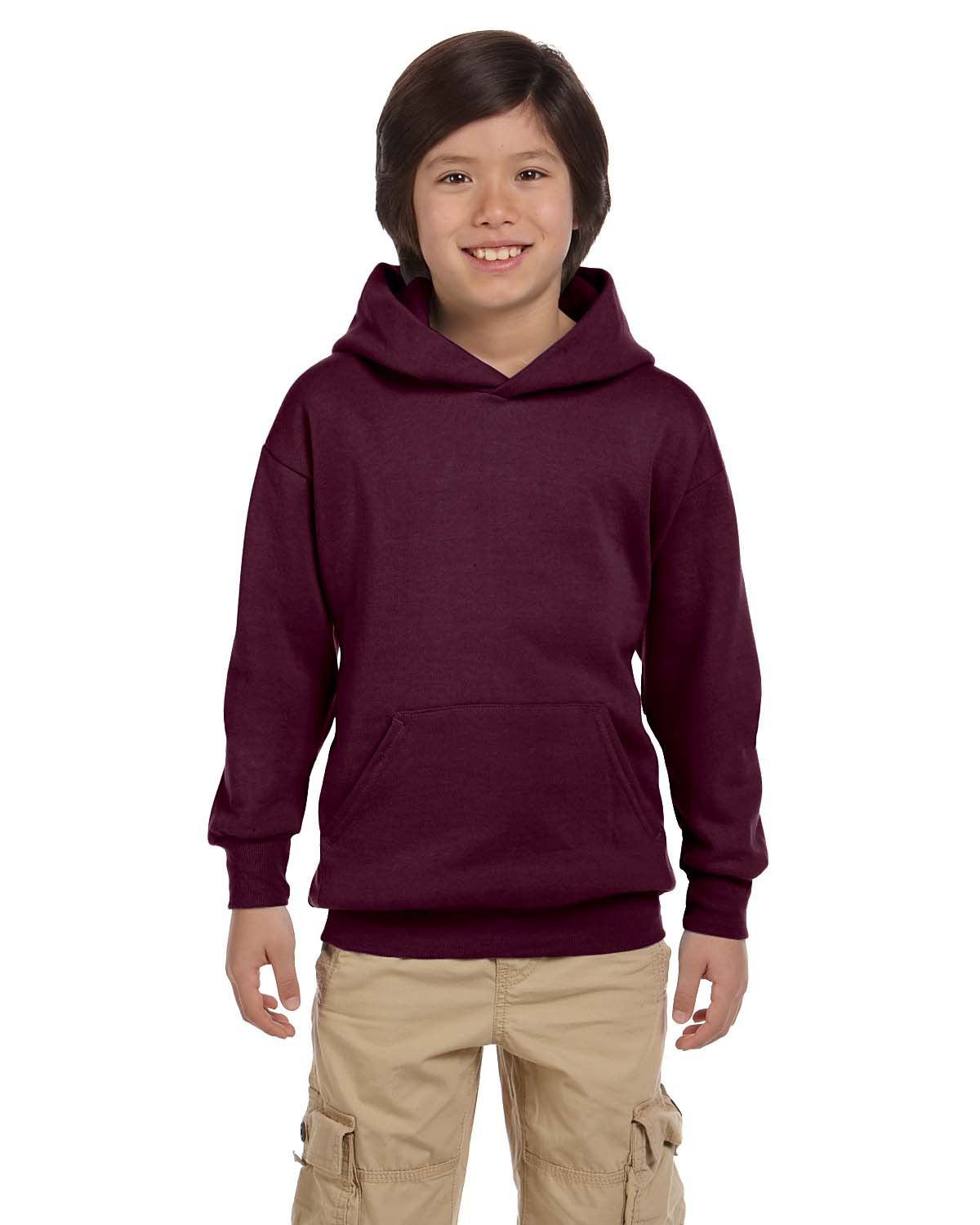 Hanes Youth EcoSmart® Pullover Hooded Sweatshirt
