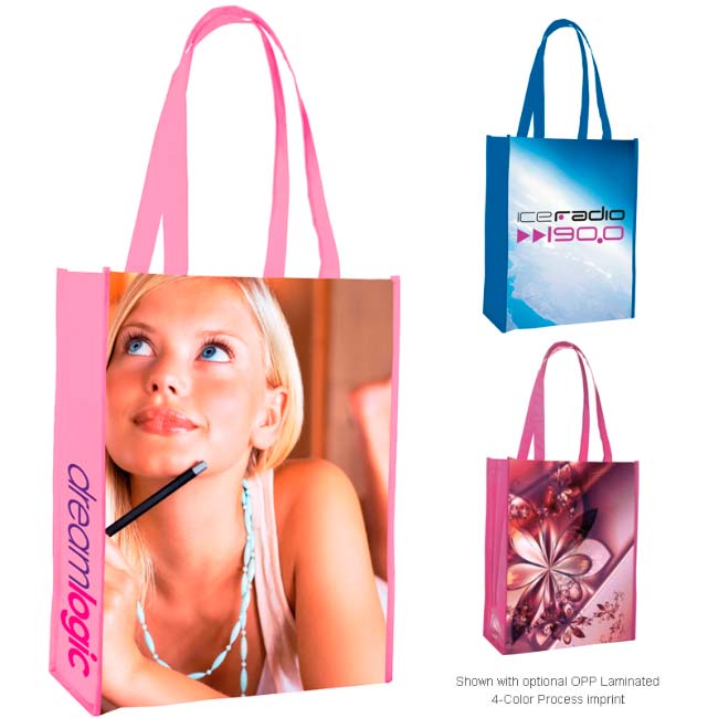 Laminated Non-Woven Portrait Tote