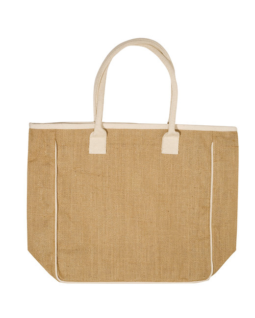 Seville Jute/Canvas Tote
