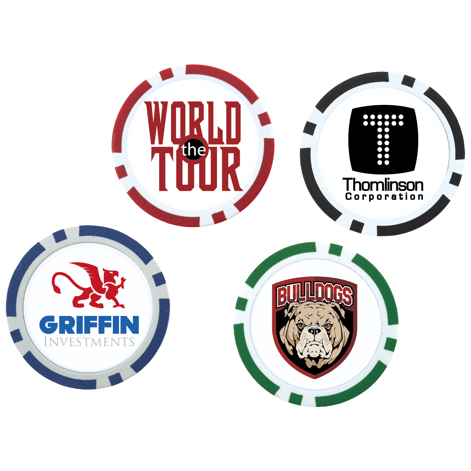 Poker Chip Ball Marker