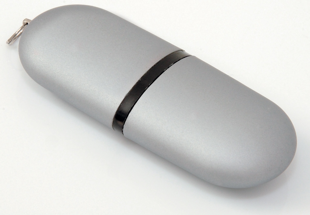 1 GB Oval USB 2.0 Flash Drive