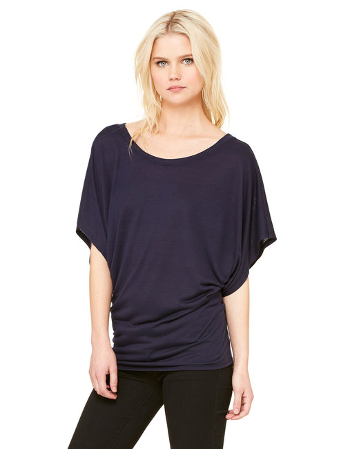 Bella + Canvas Ladies' Flowy Draped Sleeve Dolman T-Shirt