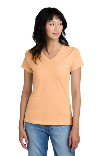 District Made® - Ladies Perfect Weight® V-Neck Tee