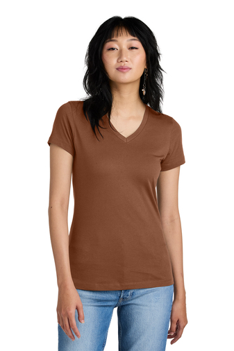 District Made® - Ladies Perfect Weight® V-Neck Tee