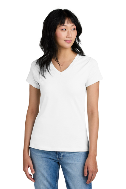 District Made® - Ladies Perfect Weight® V-Neck Tee