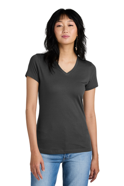 District Made® - Ladies Perfect Weight® V-Neck Tee