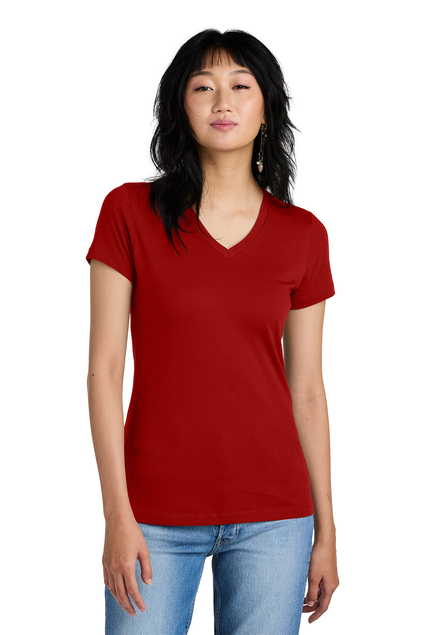 District Made® - Ladies Perfect Weight® V-Neck Tee