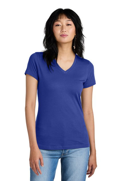 District Made® - Ladies Perfect Weight® V-Neck Tee