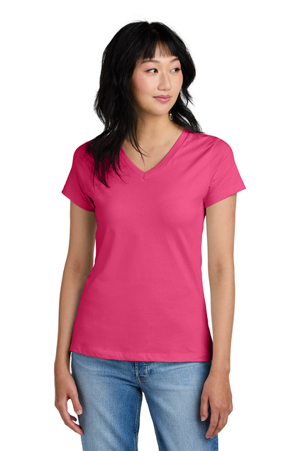 District Made® - Ladies Perfect Weight® V-Neck Tee