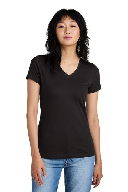 District Made® - Ladies Perfect Weight® V-Neck Tee