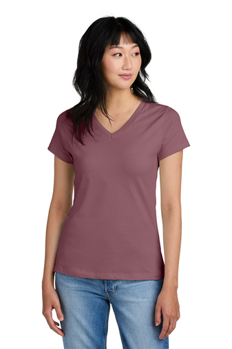 District Made® - Ladies Perfect Weight® V-Neck Tee