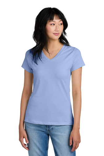 District Made® - Ladies Perfect Weight® V-Neck Tee