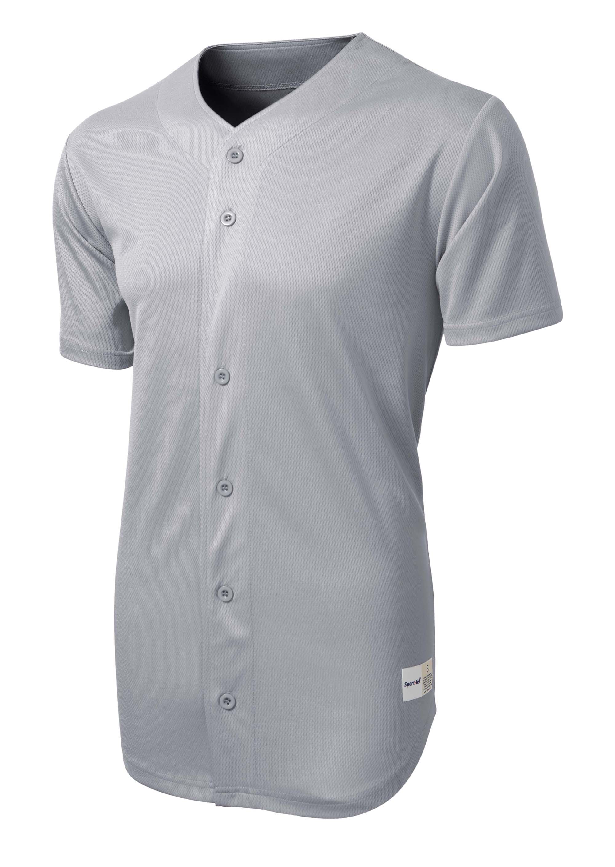 Sport-Tek® PosiCharge® Tough Mesh Full-Button Jersey