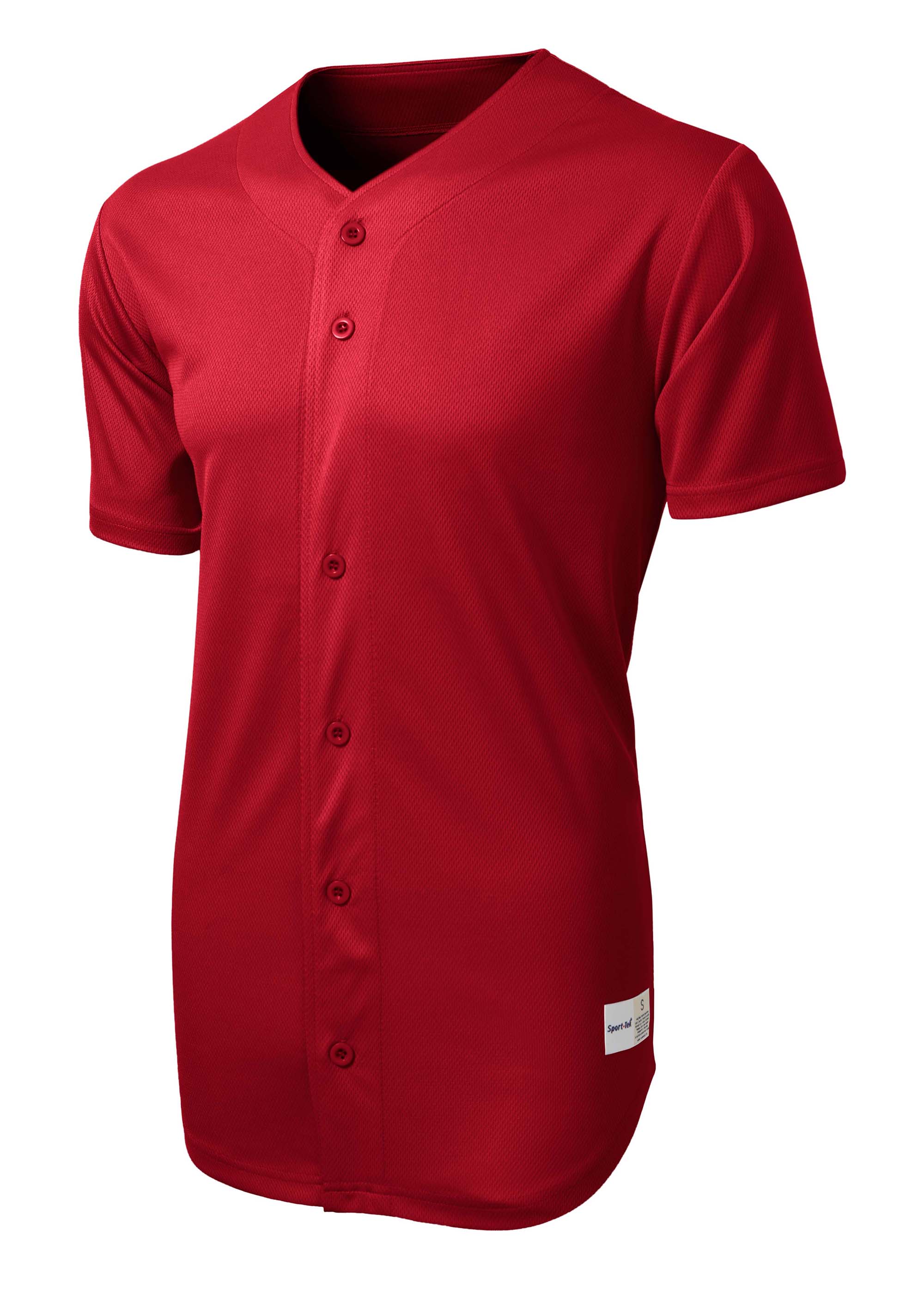 Sport-Tek® PosiCharge® Tough Mesh Full-Button Jersey