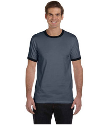 Bella + Canvas Men's Jersey Short-Sleeve Ringer T-Shirt