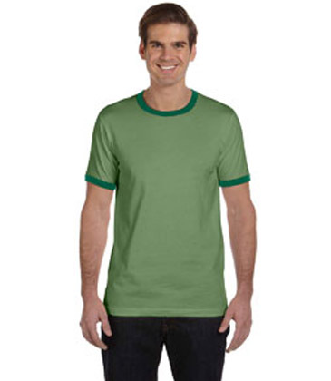 Bella + Canvas Men's Jersey Short-Sleeve Ringer T-Shirt