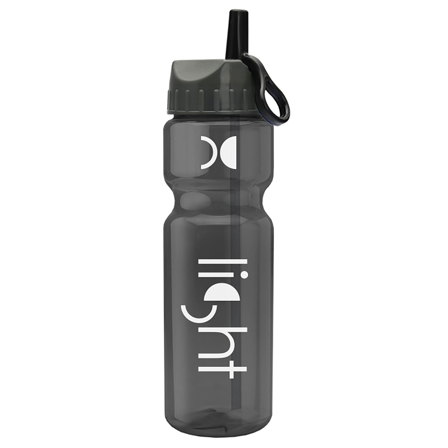 Champion - 28 oz. Trans. Bottle - Flip Straw Lid