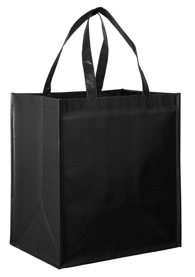 Gloss Laminated Designer Grocery Tote Bag with Poly Board Insert