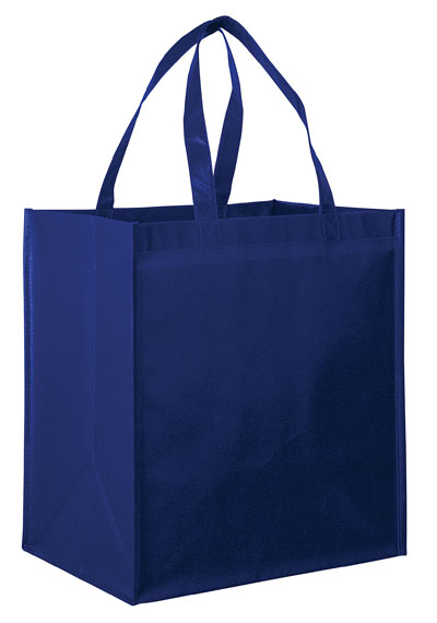 Gloss Laminated Designer Grocery Tote Bag with Poly Board Insert