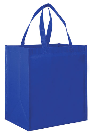 Gloss Laminated Designer Grocery Tote Bag with Poly Board Insert