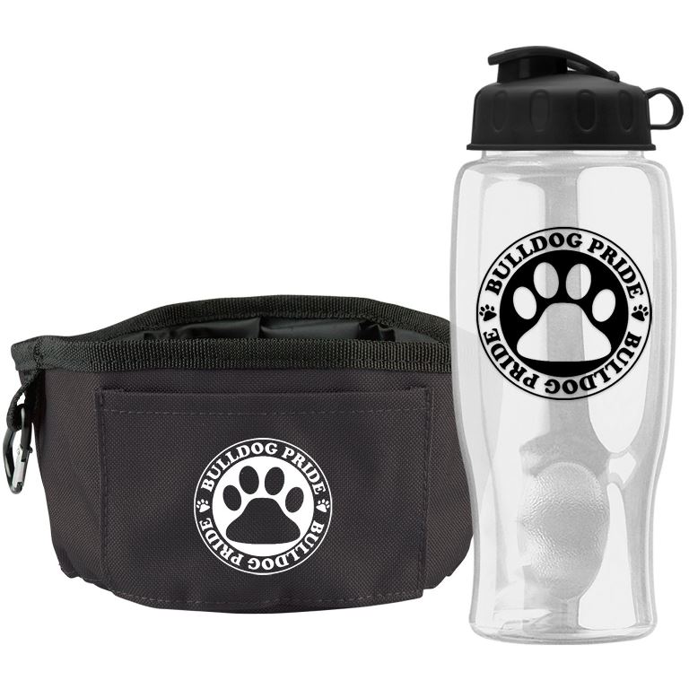 Thirsty Dog - Sports Bottle & Folding Dog Bowl