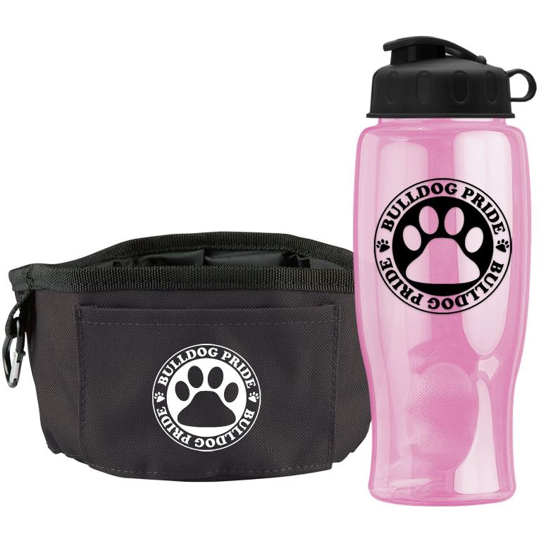 Thirsty Dog - Sports Bottle & Folding Dog Bowl