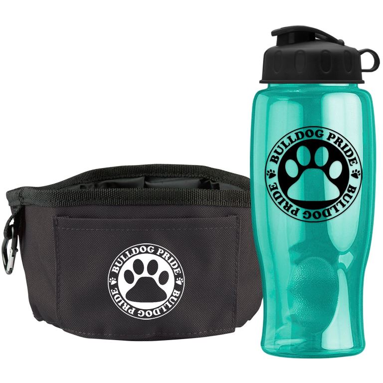 Thirsty Dog - Sports Bottle & Folding Dog Bowl