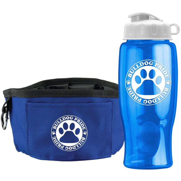 Thirsty Dog - Sports Bottle & Folding Dog Bowl