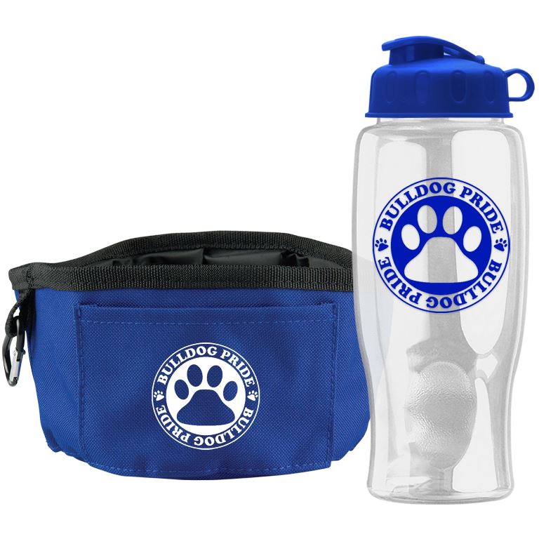 Thirsty Dog - Sports Bottle & Folding Dog Bowl
