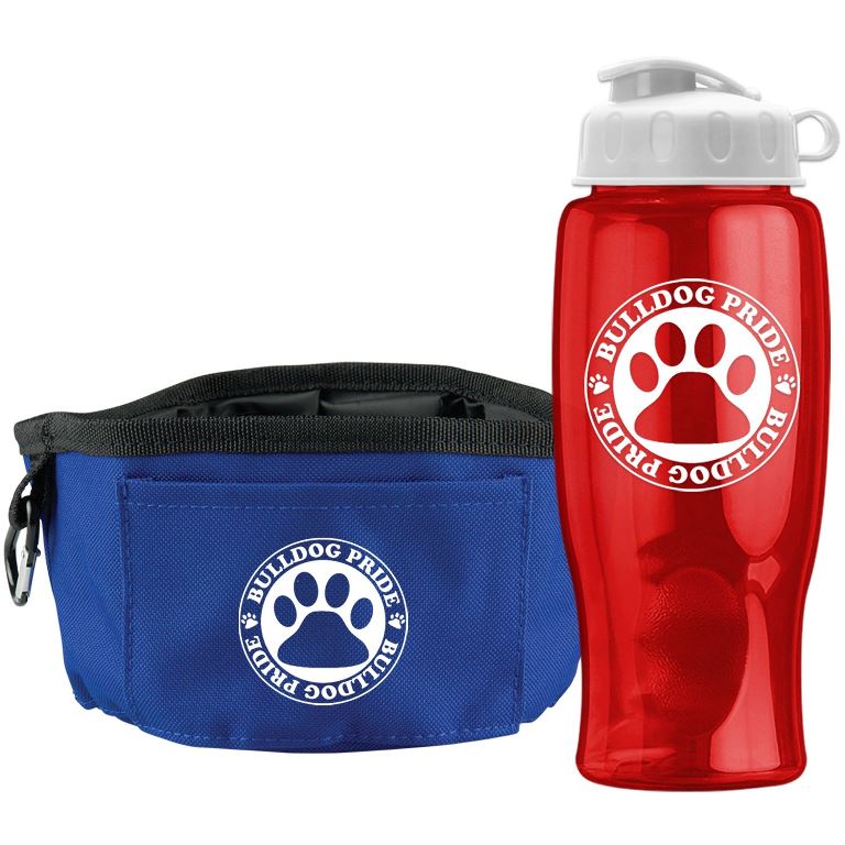 Thirsty Dog - Sports Bottle & Folding Dog Bowl