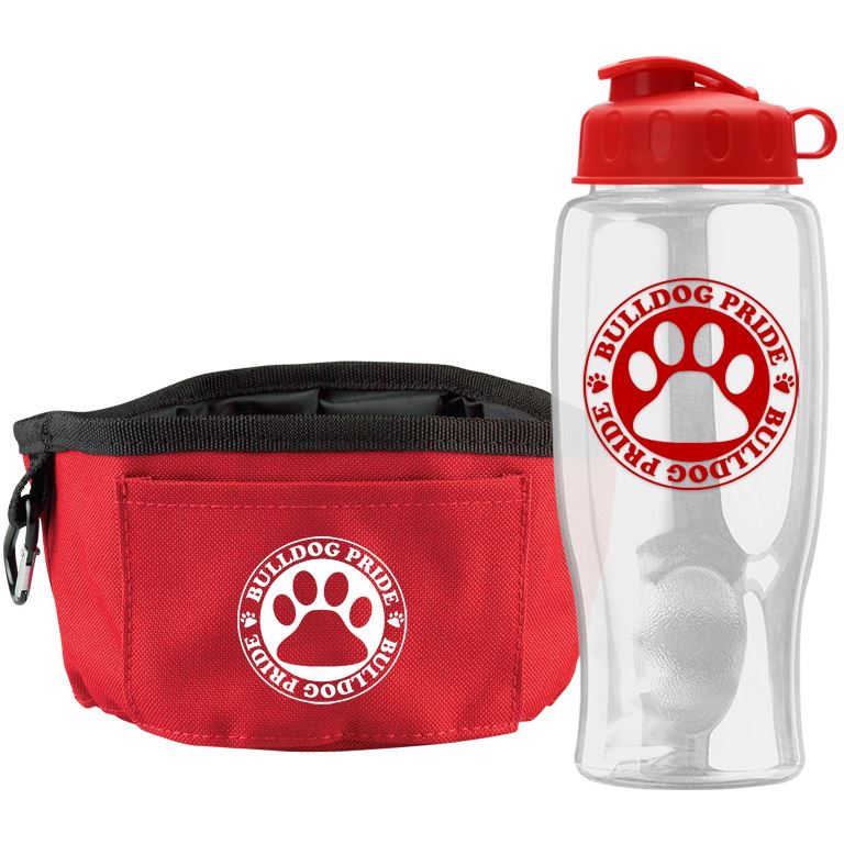 Thirsty Dog - Sports Bottle & Folding Dog Bowl